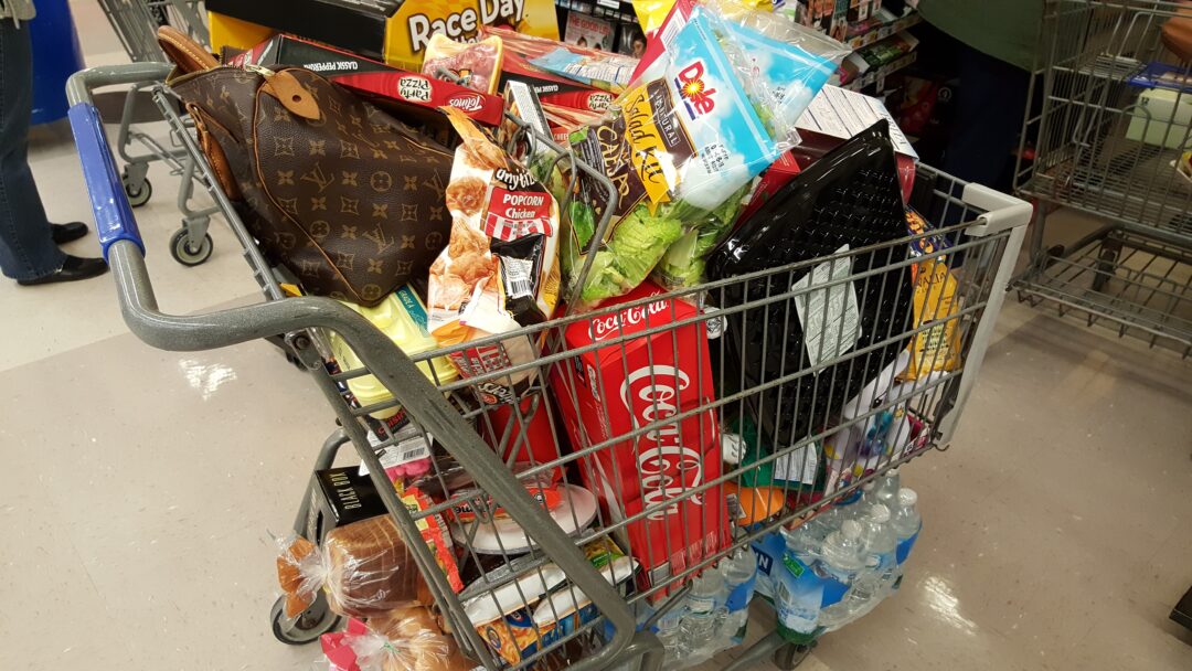 My weekly grocery cart