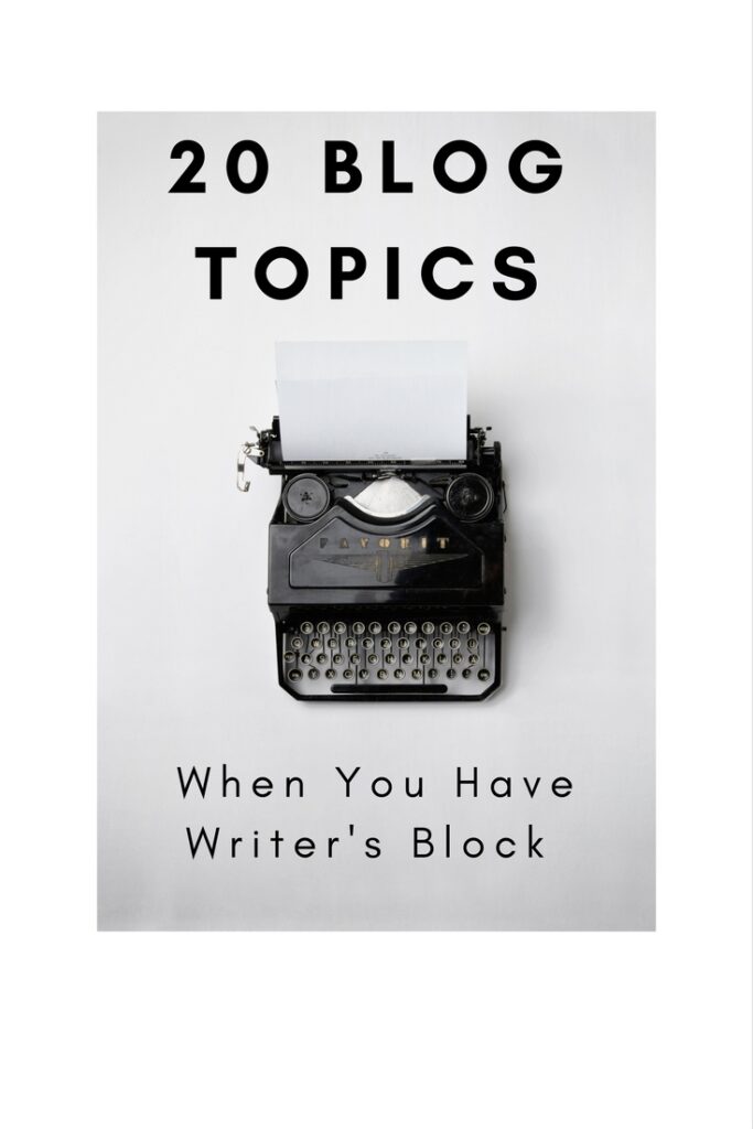 20 Blog Topics