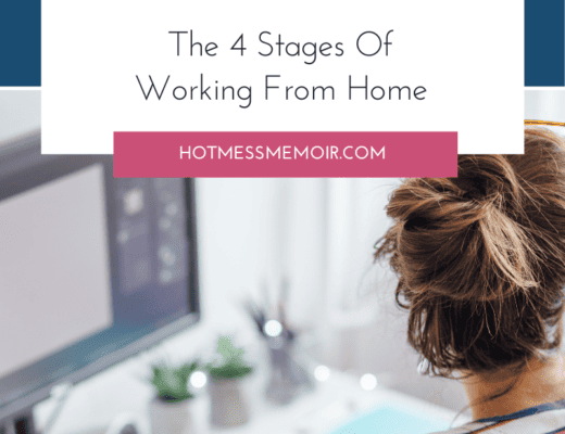 4 stages of working from home.