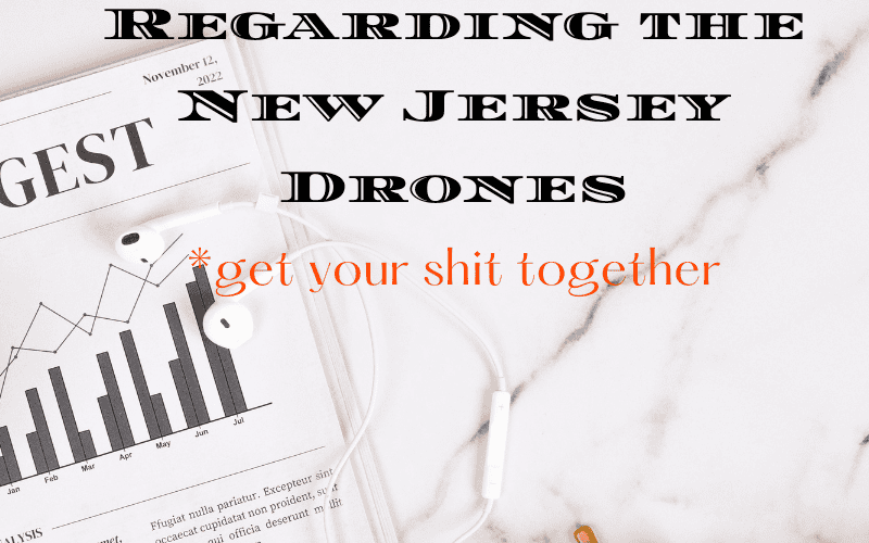 A Formal Letter to the Defense Department Regarding the New Jersey Drones